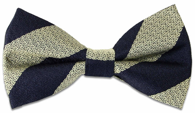 Royal Wessex Yeomanry Silk Non Crease Pre-tied Tie Bow Tie Bowtie, Silk The Regimental Shop Silver/Dark Blue one size fits all 