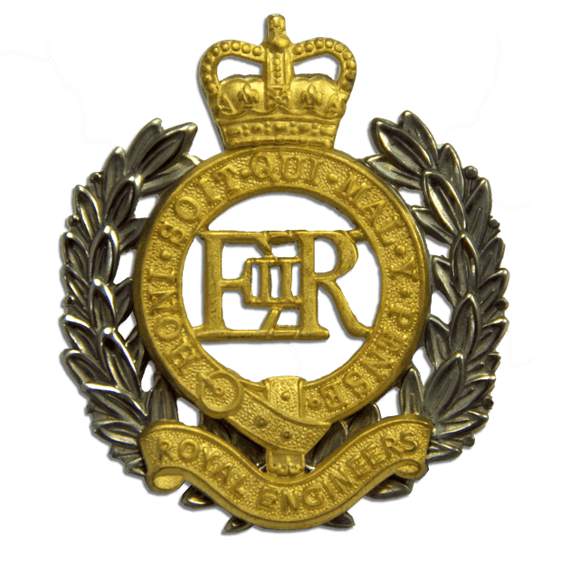 Royal Engineers Beret Badge Beret Badge The Regimental Shop Gold/Silver One size fits all 