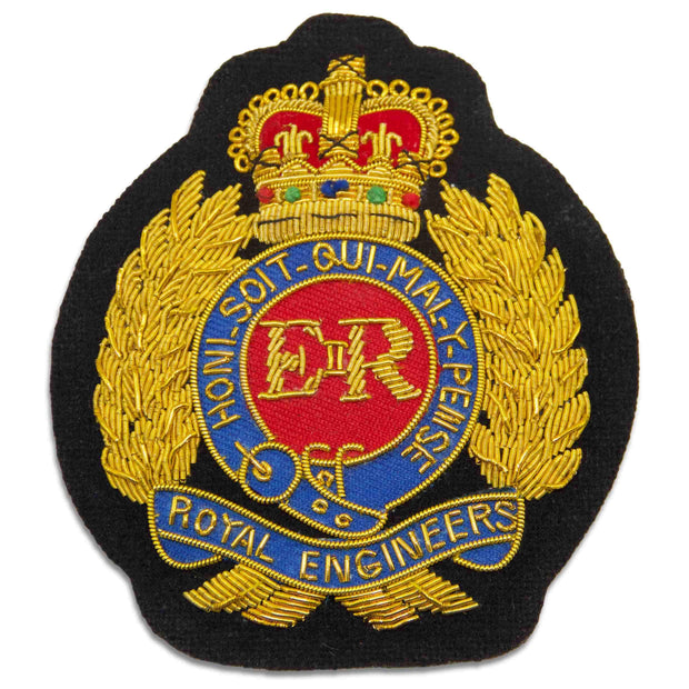 Royal Engineers Queen's Crown Blazer Badge Blazer badge The Regimental Shop   