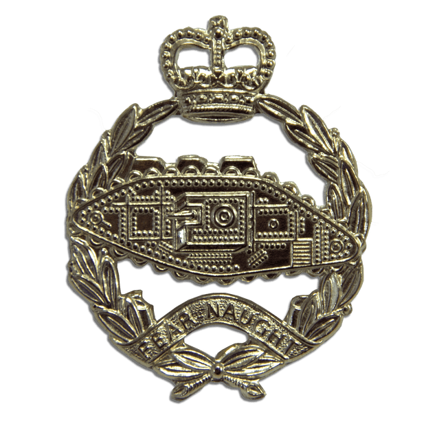 Royal Tank Regiment Beret Badge Beret Badge The Regimental Shop Silver One size fits all 