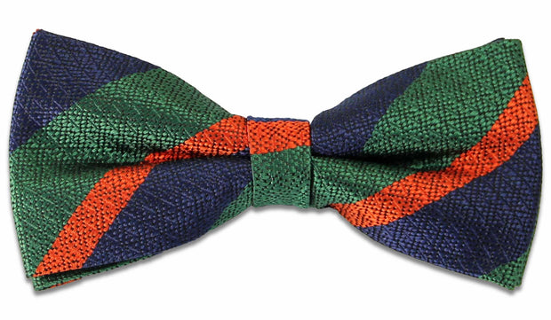 Royal Irish Regiment Silk Non Crease (Pretied) Bow Tie Bowtie, Silk The Regimental Shop Green/Blue/Red one size fits all 