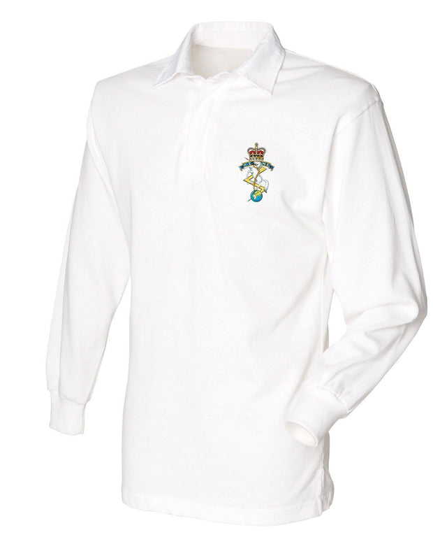 REME Rugby Shirt - Small - White Stock Clearance The Regimental Shop   