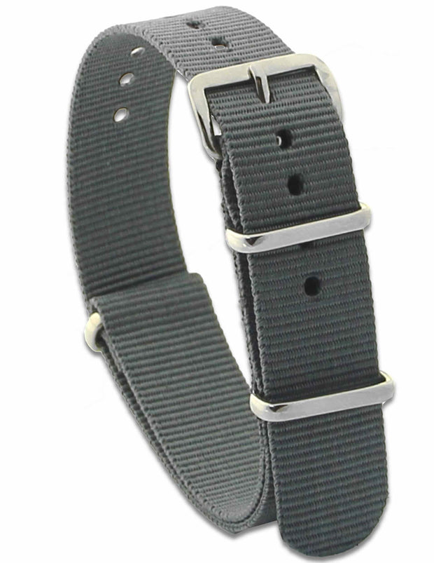 Silver G10 Watch Strap Watch Strap, G10 The Regimental Shop Silver one size fits all 