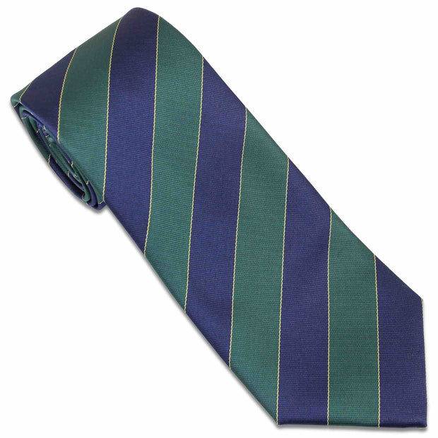 Somerset Light Infantry Tie (Polyester) Tie, Polyester The Regimental Shop Blue/Green one size fits all 