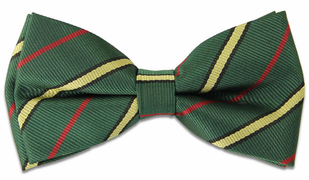 South Staffordshire Regiment Polyester (Pretied) Bow Tie Bowtie, Polyester The Regimental Shop Green/Red/Black/Buff one size fits all 