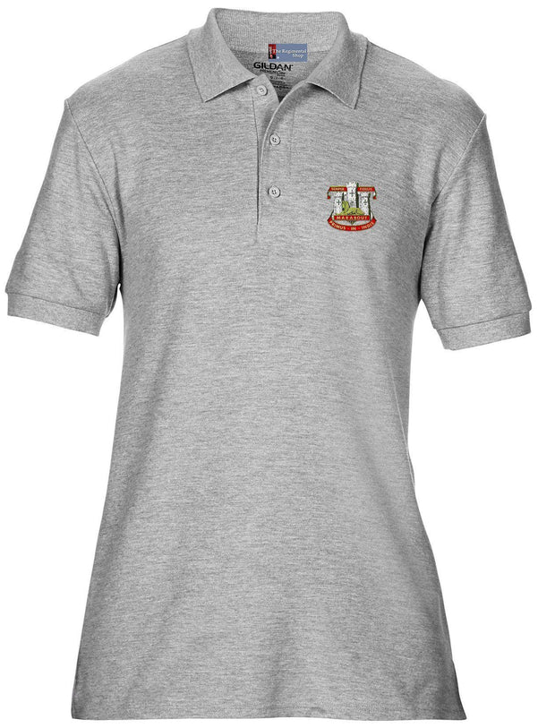 Devonshire And Dorset Regiment Polo Shirt Clothing - Polo Shirt The Regimental Shop 44/46" (XL) Sport Grey 