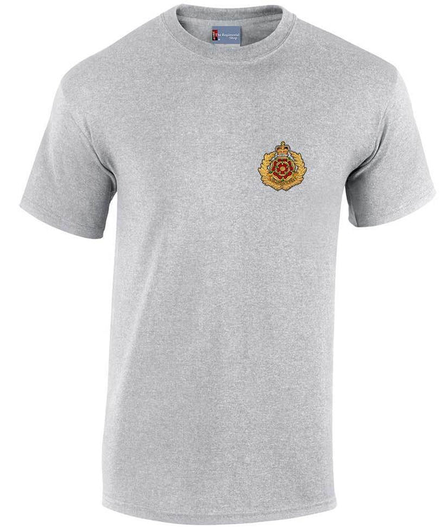 Duke of Lancaster's Cotton Regimental T-shirt Clothing - T-shirt The Regimental Shop Small: 34/36" Sports Grey 