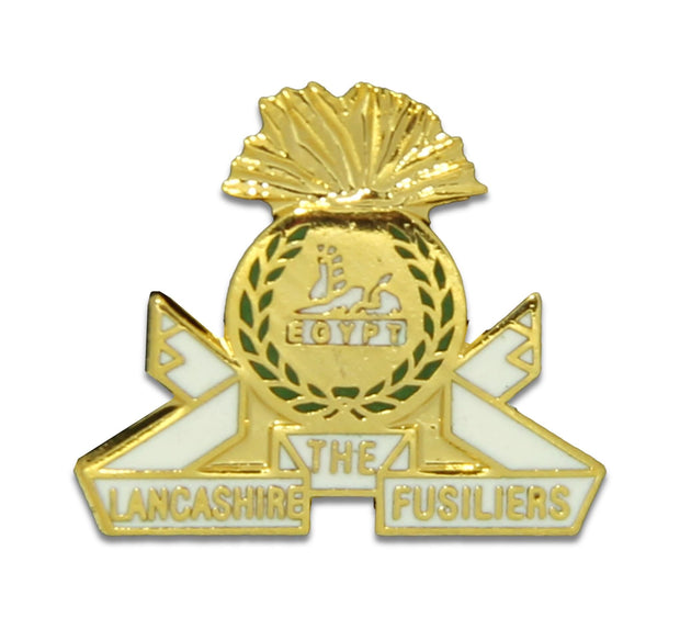 Lancashire Fusiliers Regimental Lapel Badge Lapel badge The Regimental Shop Gold/White/Green 1 x 2cm 