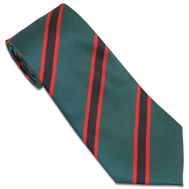 The Rifles Tie (Polyester) Tie, Polyester The Regimental Shop Green/Black/Red one size fits all 