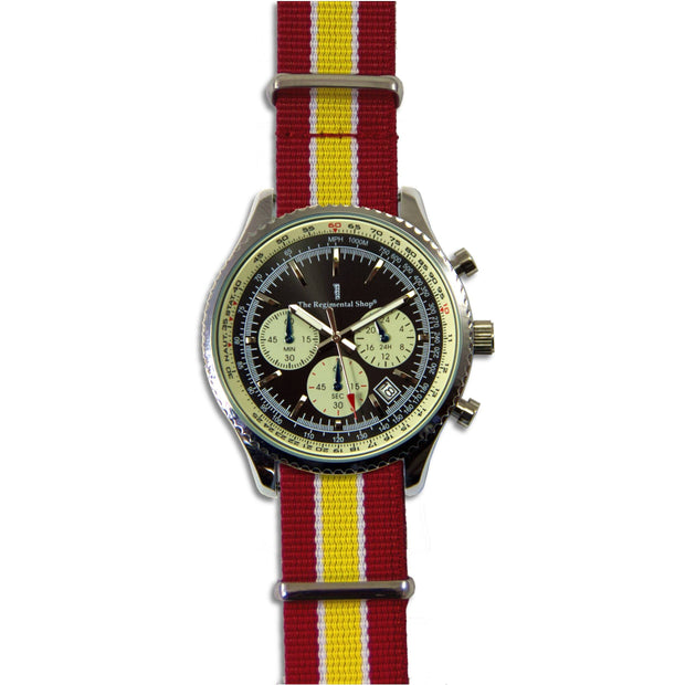 The Royal Lancers Military Chronograph Watch Chronograph The Regimental Shop   