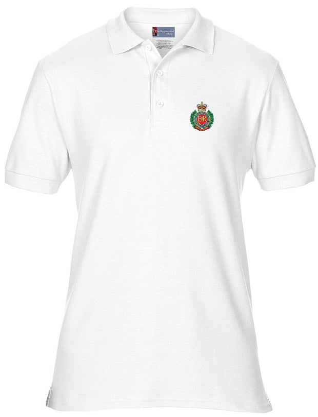 Royal Engineers Polo Shirt Clothing - Polo Shirt The Regimental Shop 48" (2XL) White 
