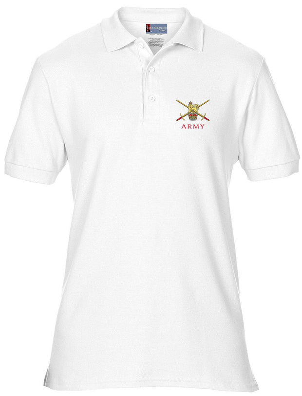 Regular Army Polo Shirt Clothing - Polo Shirt The Regimental Shop 36" (S) White 