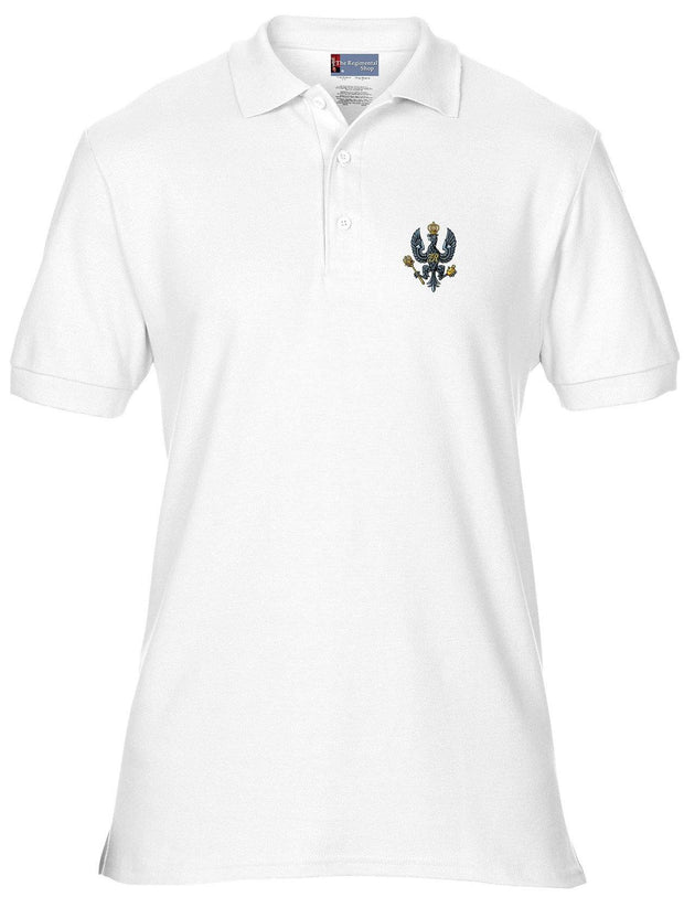 King's Royal Hussars (KRH) Regimental Polo Shirt Clothing - Polo Shirt The Regimental Shop 42" (L) White 