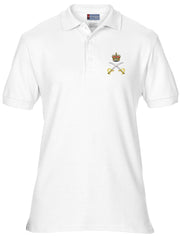 Royal Army Physical Training Corps (RAPTC) Polo Shirt Clothing - Polo Shirt The Regimental Shop 36" (S) White Queen's Crown