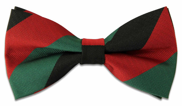 The Royal Yorkshire Regiment Polyester (Pretied) Bow Tie Bowtie, Polyester The Regimental Shop Green/Black/Red one size fits all 