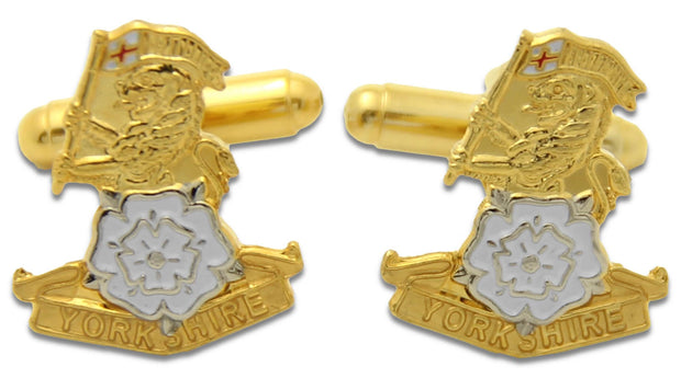 The Royal Yorkshire Regiment Cufflinks Cufflinks, T-bar The Regimental Shop Gold/White one size fits all 
