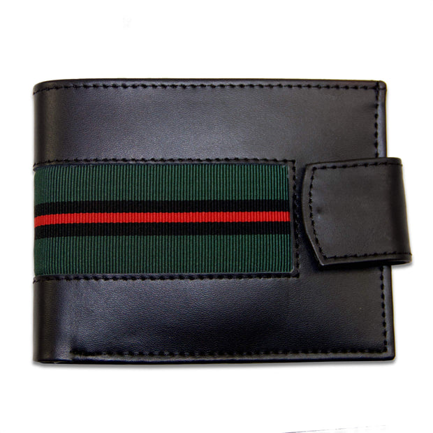 The Royal Yorkshire Regiment Leather Wallet Wallet The Regimental Shop Black/Green/Red one size fits all 
