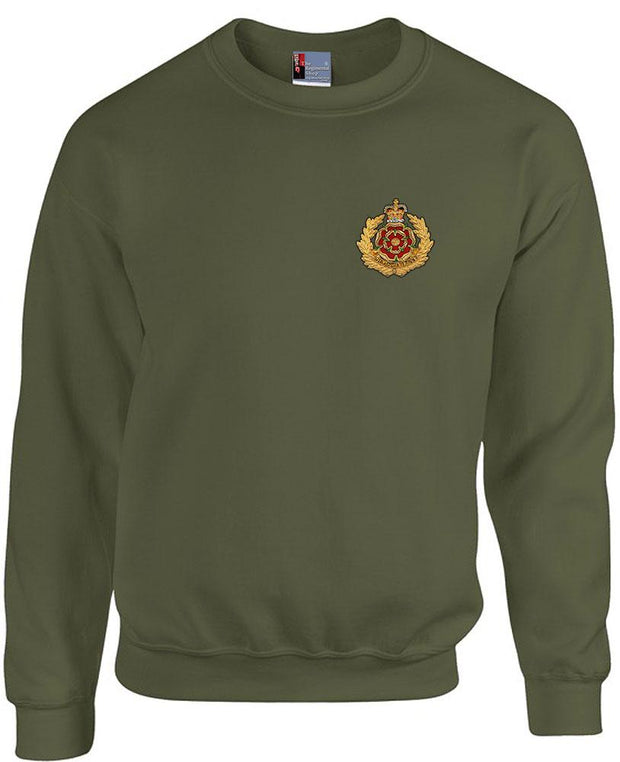 Duke of Lancaster's Heavy Duty Regimental Sweatshirt Clothing - Sweatshirt The Regimental Shop 38/40" (M) Army Green 