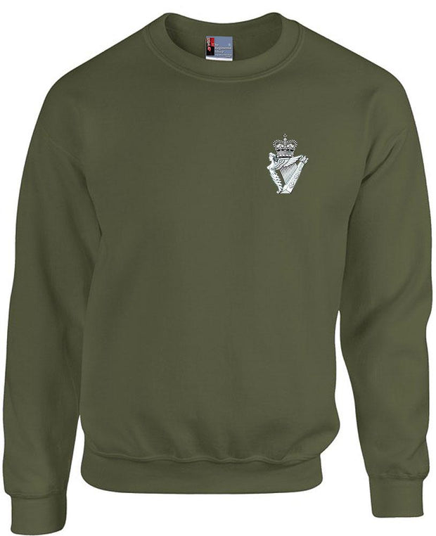 Royal Irish Regiment Heavy Duty Sweatshirt Clothing - Sweatshirt The Regimental Shop 38/40" (M) Army Green 
