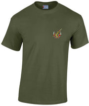 Honourable Artillery Company (HAC) Cotton T-shirt Clothing - T-shirt The Regimental Shop Small: 34/36" Army Green (Olive) 
