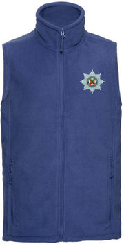 Irish Guards Premium Outdoor Sleeveless Fleece (Gilet) Clothing - Gilet The Regimental Shop 33/35" (XS) Bright Royal 
