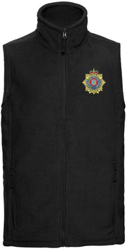 Royal Logistic Corps Premium Outdoor Sleeveless Regimental Fleece (Gilet) Clothing - Gilet The Regimental Shop 33/35" (XS) Black 