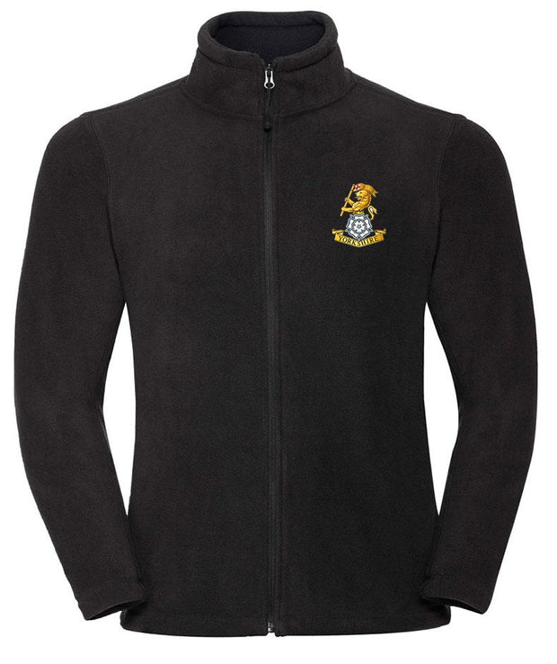 The Royal Yorkshire Regiment Premium Outdoor Fleece Clothing - Fleece The Regimental Shop 33/35" (XS) Black 