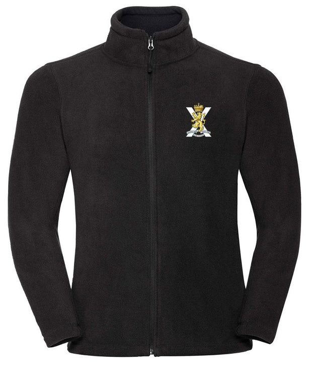Royal Regiment of Scotland Premium Outdoor Fleece Clothing - Fleece The Regimental Shop 33/35" (XS) Black 