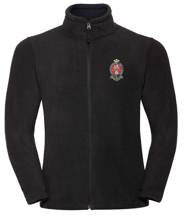 Princess of Wales's Royal Regiment Premium Outdoor Regimental Fleece Clothing - Fleece The Regimental Shop 33/35" (XS) Black 