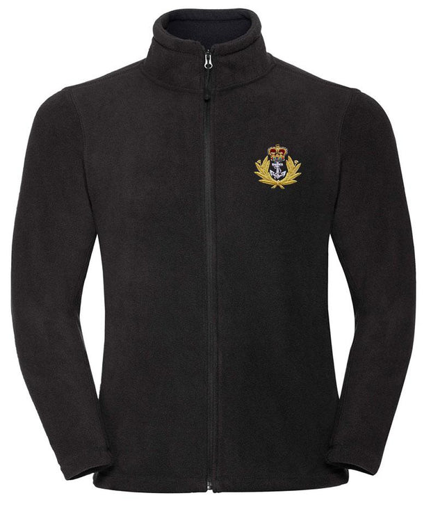 Royal Navy Premium Outdoor Fleece (Cap Badge) Clothing - Fleece The Regimental Shop 33/35" (XS) Black 
