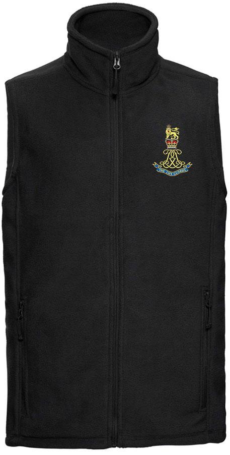 Life Guards Regiment Premium Outdoor Sleeveless Fleece (Gilet) Clothing - Gilet The Regimental Shop 33/35" (XS) Black 