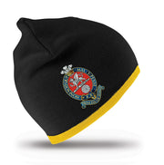 Princess of Wales's Royal Regiment Beanie Hat Clothing - Beanie The Regimental Shop Black/Yellow one size fits all 