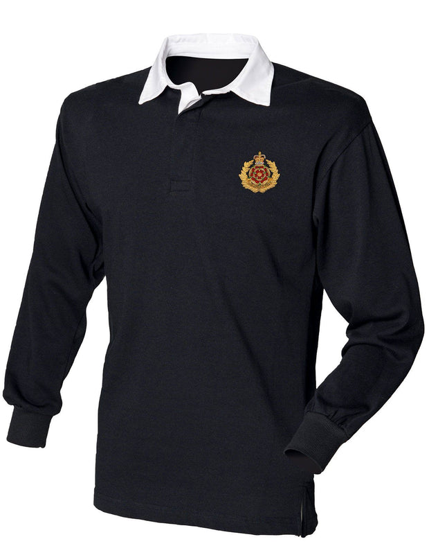 Duke of Lancaster's Regimental Rugby Shirt Clothing - Rugby Shirt The Regimental Shop 36" (S) Black 