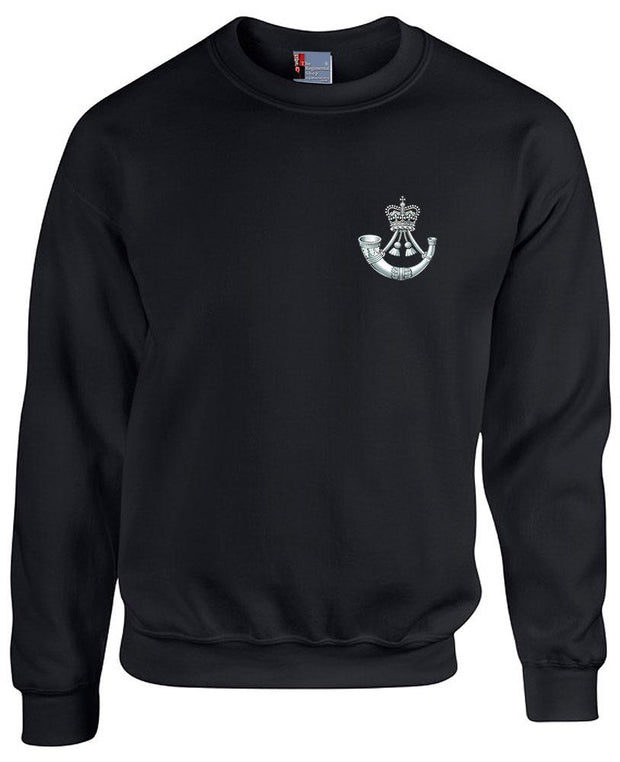 The Rifles Heavy Duty Regimental Sweatshirt Clothing - Sweatshirt The Regimental Shop 38/40" (M) Black 