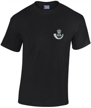 The Rifles Cotton T-shirt Clothing - T-shirt The Regimental Shop Small: 34/36" Black 