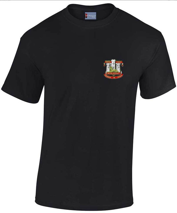 Devonshire and Dorset Cotton Regimental T-shirt Clothing - T-shirt The Regimental Shop Small: 34/36" Black 