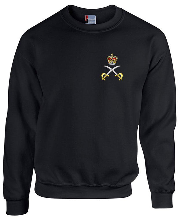 Royal Army Physical Training Corps (RAPTC) Heavy Duty Sweatshirt Clothing - Sweatshirt The Regimental Shop 38/40" (M) Black Queen's Crown