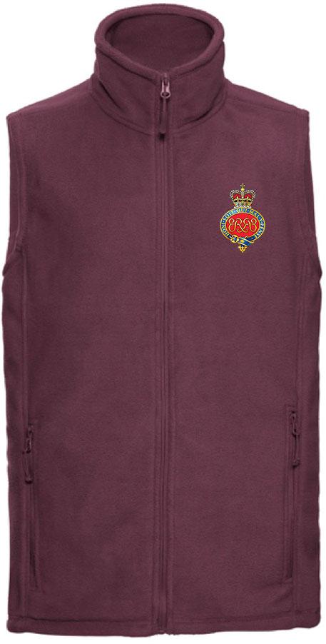 Grenadier Guards Premium Outdoor Sleeveless Fleece (Gilet) Clothing - Gilet The Regimental Shop 33/35" (XS) Burgundy 