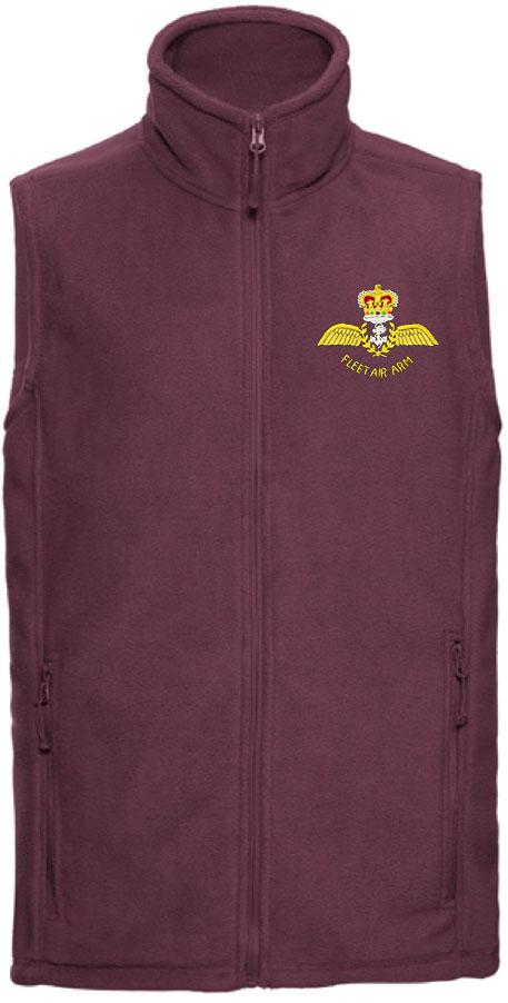 Fleet Air Arm (FAA) Premium Outdoor Sleeveless Fleece (Gilet) Clothing - Gilet The Regimental Shop 33/35" (XS) Burgundy 