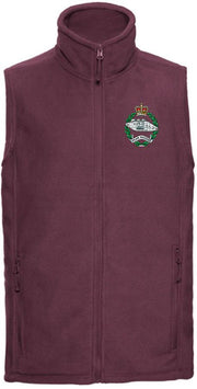 Royal Tank Regiment Premium Outdoor Sleeveless Fleece (Gilet) Clothing - Gilet The Regimental Shop 33/35" (XS) Burgundy 