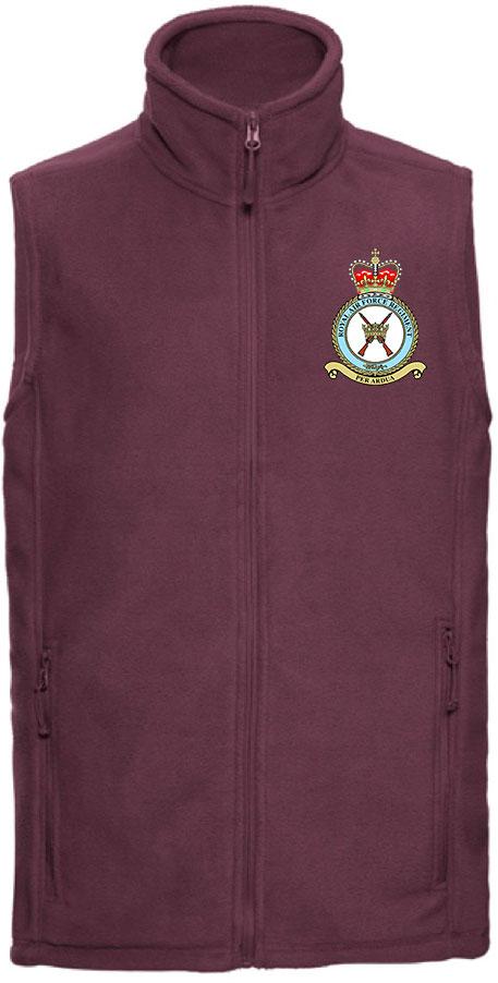 RAF Regiment Premium Outdoor Sleeveless Fleece (Gilet) Clothing - Gilet The Regimental Shop 33/35" (XS) Burgundy 