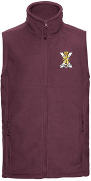 Royal Regiment of Scotland Premium Outdoor Sleeveless Fleece (Gilet) Clothing - Gilet The Regimental Shop 33/35" (XS) Burgundy 