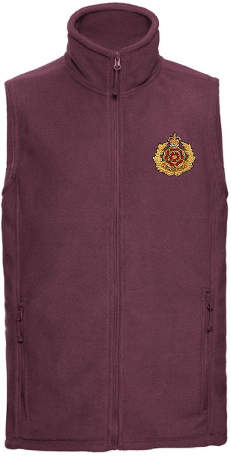 Duke of Lancaster's Regiment Premium Outdoor Sleeveless Fleece (Gilet) Clothing - Gilet The Regimental Shop 33/35" (XS) Burgundy 