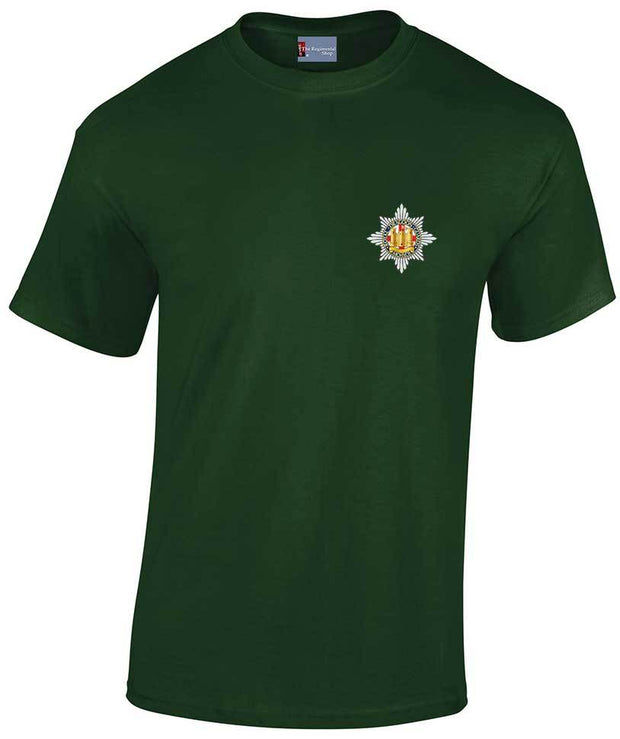 Royal Dragoon Guards Cotton Regimental T-shirt Clothing - T-shirt The Regimental Shop Small: 34/36" Forest Green 