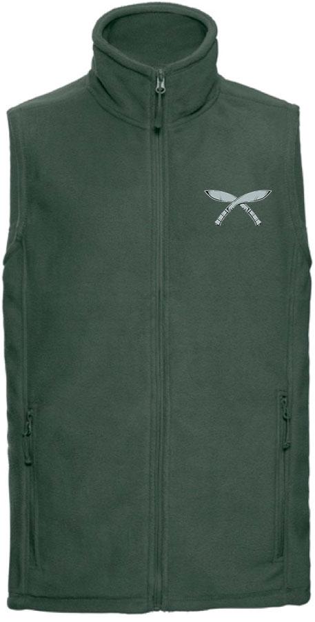 Gurkha Brigade Premium Outdoor Sleeveless Regimental Fleece (Gilet) Clothing - Gilet The Regimental Shop 33/35" (XS) Bottle Green 