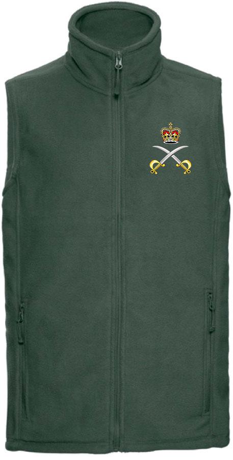 Royal Army Physical Training Corps (ASPT) Premium Outdoor Sleeveless Fleece (Gilet) Clothing - Gilet The Regimental Shop 33/35" (XS) Bottle Green 