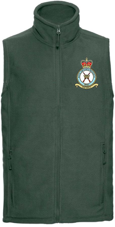 RAF Regiment Premium Outdoor Sleeveless Fleece (Gilet) Clothing - Gilet The Regimental Shop 33/35" (XS) Bottle Green 