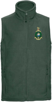 Royal Marines Premium Outdoor Sleeveless Regimental Fleece (Gilet) Clothing - Gilet The Regimental Shop 33/35" (XS) Bottle Green 