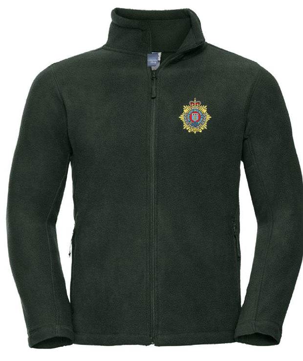 Royal Logistic Corps Regiment Premium Outdoor Fleece Clothing - Fleece The Regimental Shop 33/35" (XS) Bottle Green 