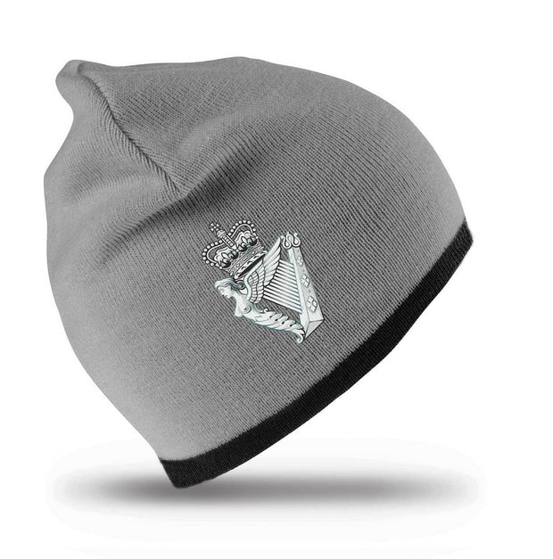 Royal Irish Regimental Beanie Hat Clothing - Beanie The Regimental Shop Grey/Black one size fits all 